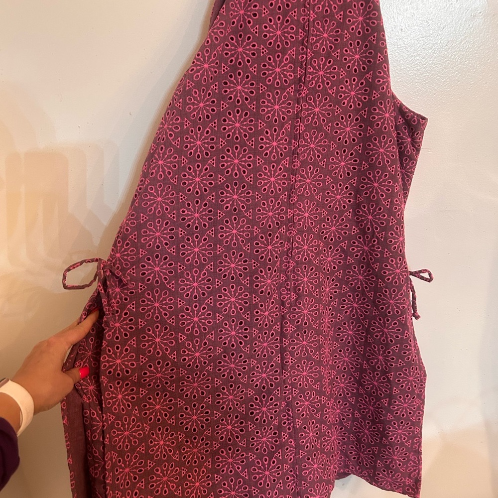 Elegant Pink Patterned Dress